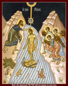 Theophany Icon-St. Nicholas Orthodox Church Scarborough, English Language Orthodox Church Toronto, Orthodox Services in English