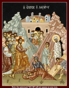 Canon of Lazarus Saturday English Orthodox Church near me in English in Toronto