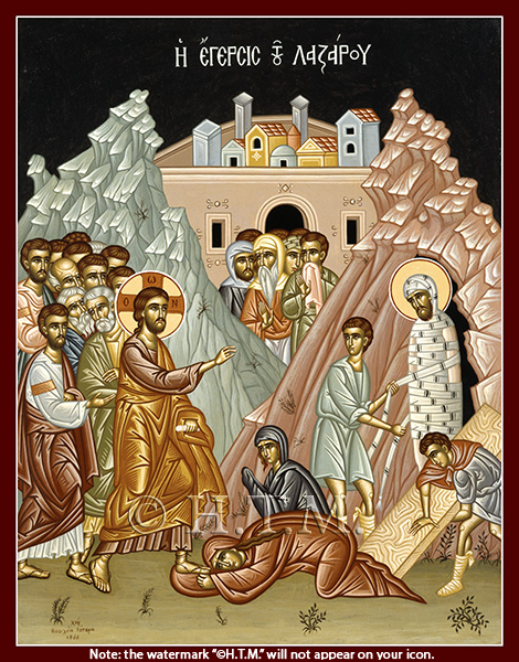 Canon of Lazarus Saturday English Orthodox Church near me in English in Toronto